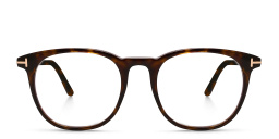 Aviator Eyeglasses من توم فورد بلون هافان داكن - صورة المنتج 1