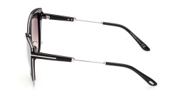 Shop TOM FORD Cat Eye Sunglasses in Shiny Black online.