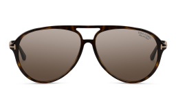 Shop TOM FORD Pilot Sunglasses in Havana online.