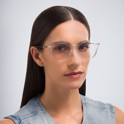 GUCCI Round Eyeglasses in Clear – Product Photo 6