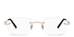 Cartier Signature 'C'de Cartier Rimless Eyeglasses in Silver – Product Photo 1