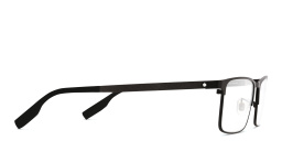 تسوق نظارة طبية مستطيلة مونت بلانك بلون أسود أونلاين.