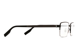 MONTBLANC Half Rim Wide Rectangle Eyeglasses in Black – Product Photo 3