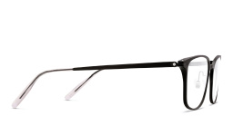 MONTBLANC Rectangle Eyeglasses in Black – Product Photo 3