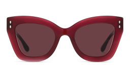 Shop ISABEL MARANT Cat Eye Sunglasses in Red online.