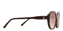 Shop JIMMY CHOO Karly/F/S Square Sunglasses in Havana online.