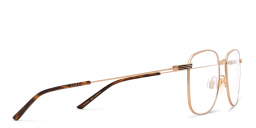 GUCCI Wide Square Eyeglasses in Gold – Product Photo 3