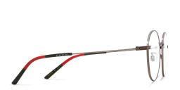 GUCCI Round Eyeglasses in Silver – Product Photo 3