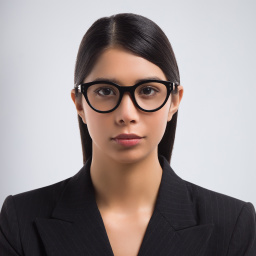 Shop ISABEL MARANT Cat Eye Eyeglasses in Black online.