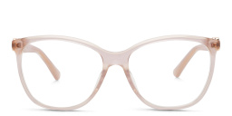 JIMMY CHOO Wide Square Eyeglasses in Nude – Product Photo 1