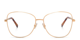 Shop JIMMY CHOO Cat Eye Eyeglasses in Gold Havana online.