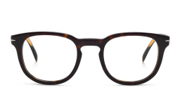 DAVID BECKHAM Rectangle Eyeglasses in Havana – Product Photo 1