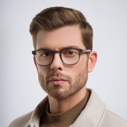 DAVID BECKHAM Rectangle Eyeglasses in Grey – Product Photo 5