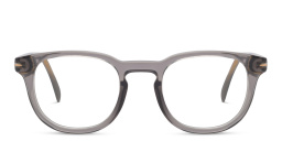 DAVID BECKHAM Rectangle Eyeglasses in Grey – Product Photo 1