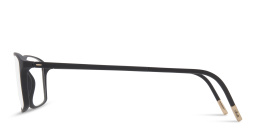 Shop Silhouette Rectangle Eyeglasses in Black online.