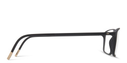 Shop Silhouette Rectangle Eyeglasses in Black online.