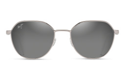 Maui Jim Hukilau 845 Unisex Round Sunglasses in Grey – Product Photo 1