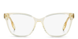 Shop BURBERRY Square Eyeglasses in Yellow online.
