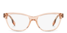 BURBERRY Cat-Eye Eyeglasses in Peach – Product Photo 1