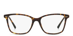 BVLGARI Square Eyeglasses in Havana – Product Photo 1