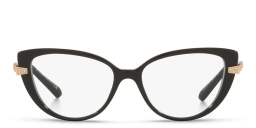 BVLGARI Cat Eye Eyeglasses in Black – Product Photo 1