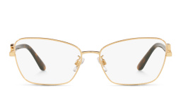 Dolce & Gabbana Wide Cat-Eye Eyeglasses in Gold – Product Photo 1