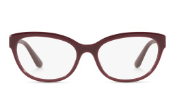 Dolce & Gabbana Wide Cat-Eye Eyeglasses in Bordeaux – Product Photo 1