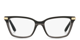 Dolce & Gabbana Cat Eye Eyeglasses in Black/Transparent Black – Product Photo 1