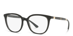 Dolce & Gabbana Square Eyeglasses in Black/Transparent Black – Product Photo 2