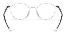 Emporio Armani Round Eyeglasses in Clear – Product Photo 4