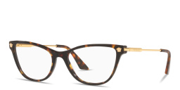 VERSACE Medusa Cat-Eye Eyeglasses in Havana – Product Photo 2