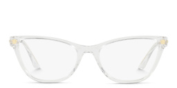 VERSACE Medusa Cat-Eye Eyeglasses in Crystal – Product Photo 1