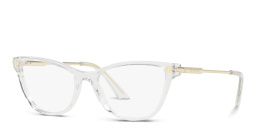 VERSACE Medusa Cat-Eye Eyeglasses in Crystal – Product Photo 2
