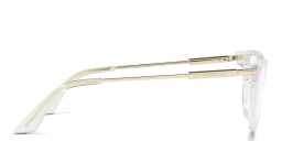 VERSACE Medusa Cat-Eye Eyeglasses in Crystal – Product Photo 3