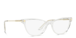 VERSACE Medusa Cat-Eye Eyeglasses in Crystal – Product Photo 4