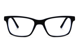 EYE'M Kids Rectangle Eyeglasses in Black – Product Photo 1
