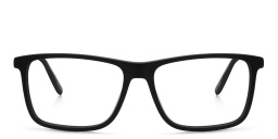 EYE'M Kids Rectangle Eyeglasses in Black – Product Photo 1