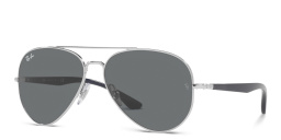Shop Ray-Ban Unisex Aviator Sunglasses in Silver online.
