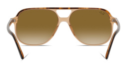 Shop Ray-Ban Bill Unisex Square Sunglasses in Havana On Transparent Brown online.