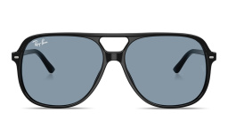 Shop Ray-Ban Square Sunglasses in Black online.