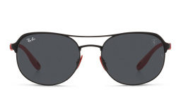 Ray-Ban Ferrari Unisex Aviator Sunglasses in Black – Product Photo 1