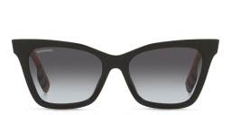 نظارة شمسية بإطار كات آي من بربري بلون أسود - صورة المنتج 1