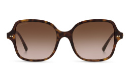 BVLGARI Square Sunglasses in Havana – Product Photo 1