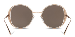 BVLGARI Round Sunglasses in Pink Gold – Product Photo 4