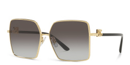 Dolce & Gabbana Oversized Wide Square Sunglasses in Gold – Product Photo 2