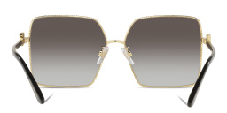 Dolce & Gabbana Oversized Wide Square Sunglasses in Gold – Product Photo 4