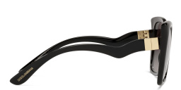 Dolce & Gabbana Cat Eye Sunglasses in Black – Product Photo 3