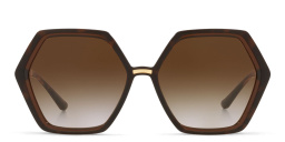 نظارة شمسية بإطار غير منتظم من دولتشي آند غابانا بلون مموه - صورة المنتج 1