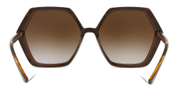 Dolce & Gabbana Irregular Sunglasses in Havana – Product Photo 4
