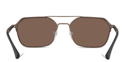 Emporio Armani Irregular Sunglasses in Black – Product Photo 4